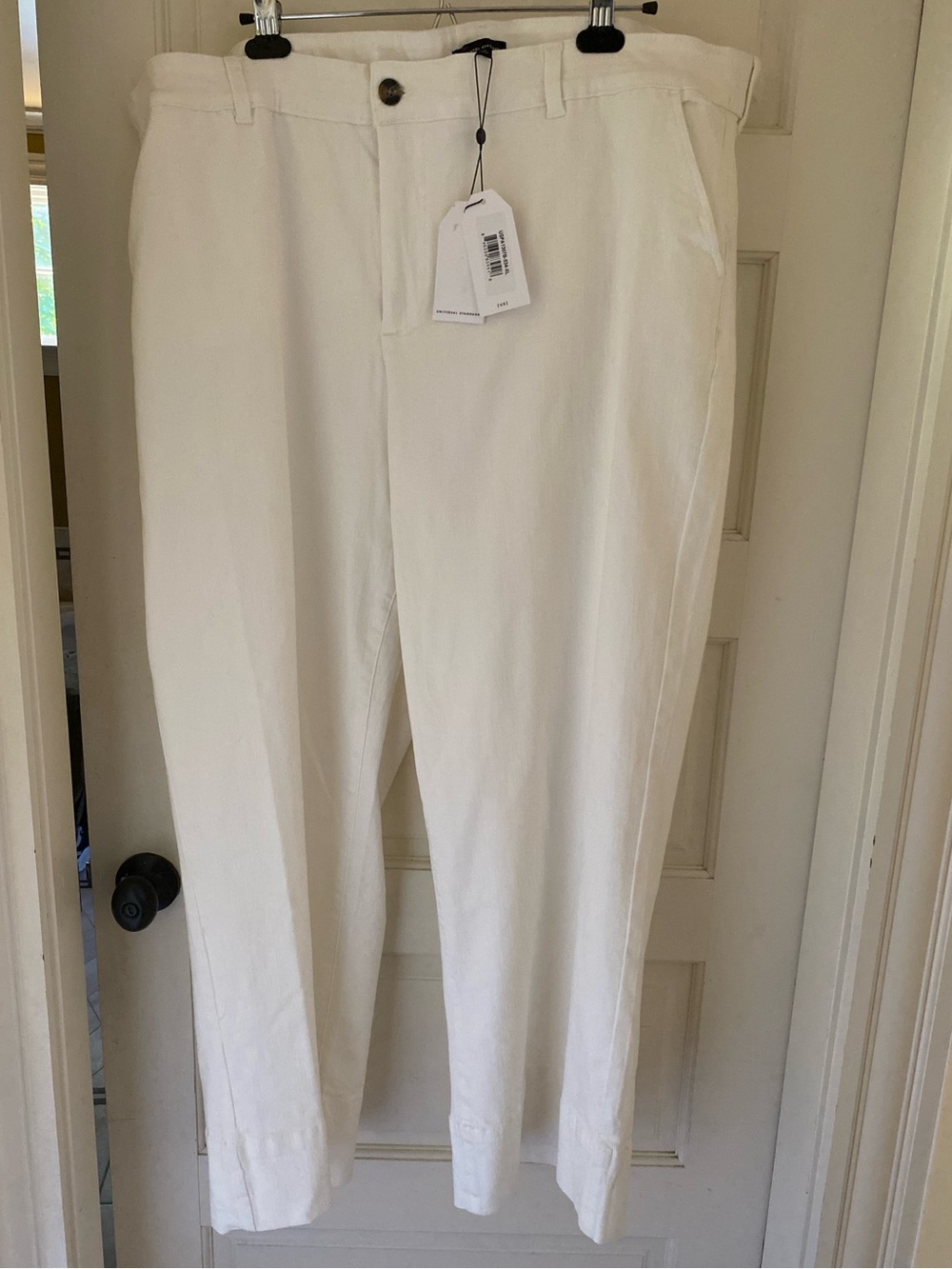 NWT Universal Standard Carol High Rise High Stretch Jeans in Ivory Size XL - Picture 10 of 16